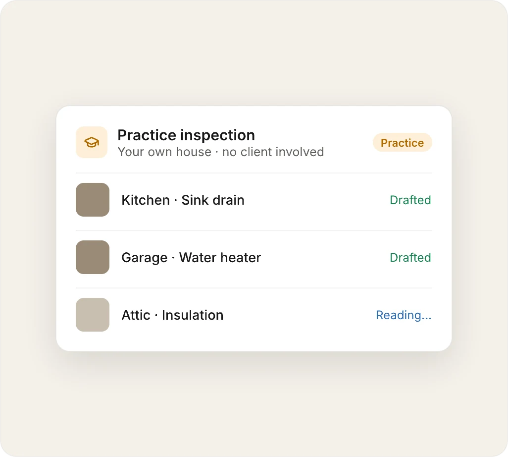 The practice inspection that comes with every account